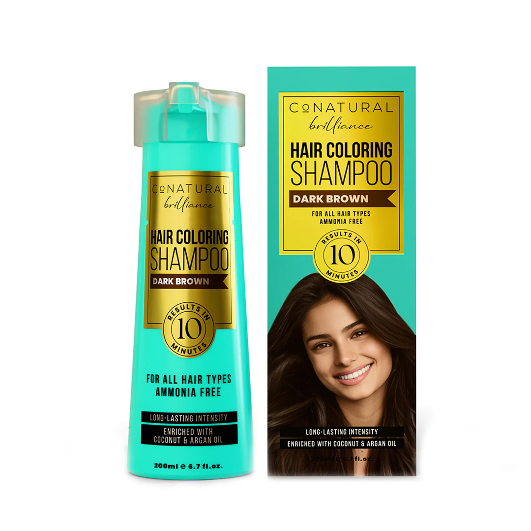 Hair Coloring Shampoo – Dark Brown - Image 4