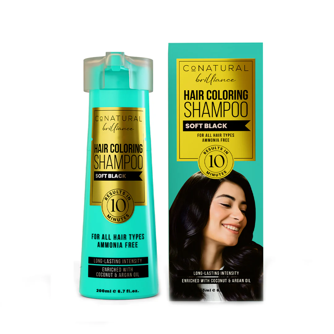 Hair Coloring Shampoo – Soft Black - Image 4